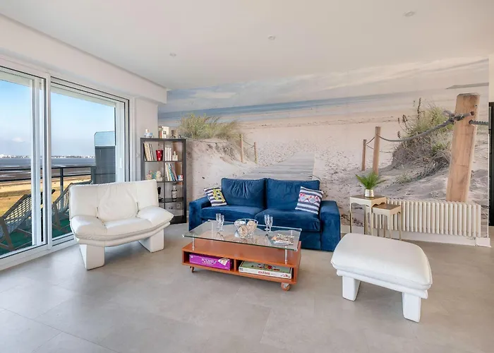 Vue Pour 4 A St Brevin Les Pins 아파트 *